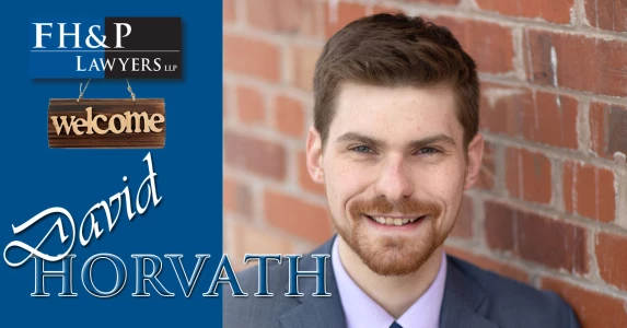 FH&P Lawyers Welcomes David Horvath